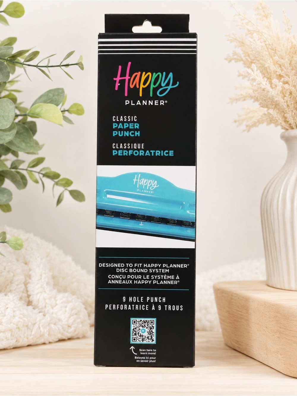 Happy Planner Classic 9-Hole Paper Punch Disc Bound System Turquoise